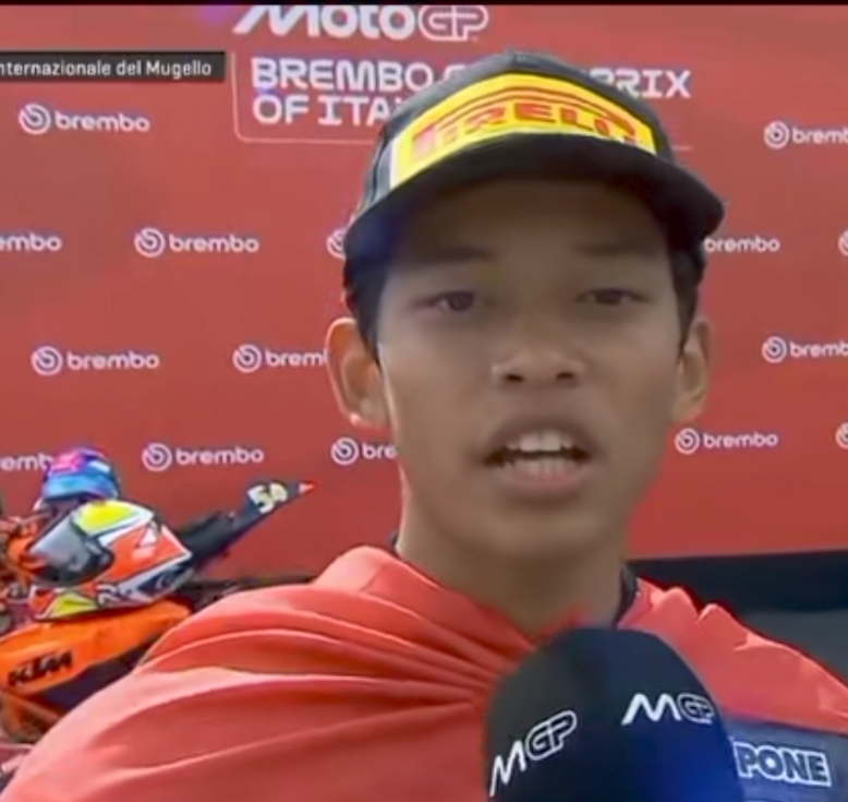 Foto: Pebalap Indonesia Veda Ega Pratama