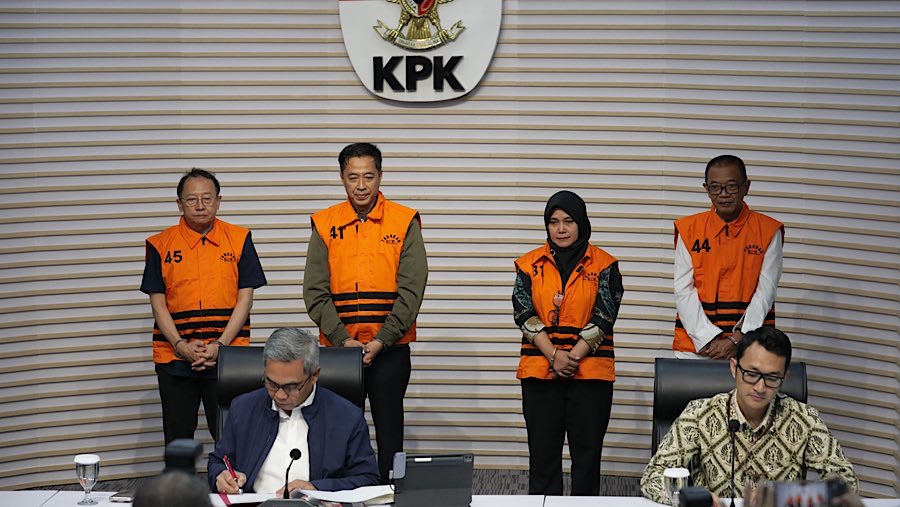 Foto: Kasus Korupsi pemerasan pengurusan izin Tenaga Kerja Asing (TKA) di Kementerian Ketenagakerjaan (Kemnaker)