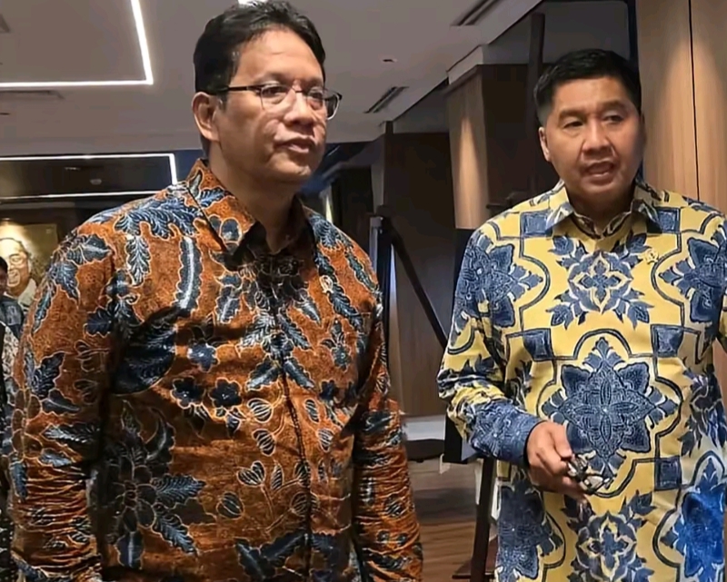 Foto: Menteri Keuangan Purbaya dan Menteri Perumahan dan Kawasan Pemukiman Maruarar Sirait
