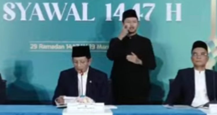 Foto: Hasil Sidang Isbat 1 Syawal 1447 H Foto: Hasil Sidang Isbat 1 Syawal 1447 H